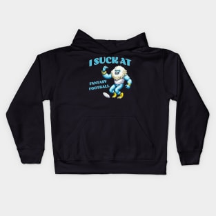 I suck at Fantasy Football Kids Hoodie